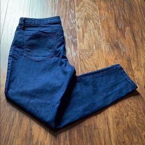 Old Navy Super Skinny Mid-Rise Dark Wash Jeans